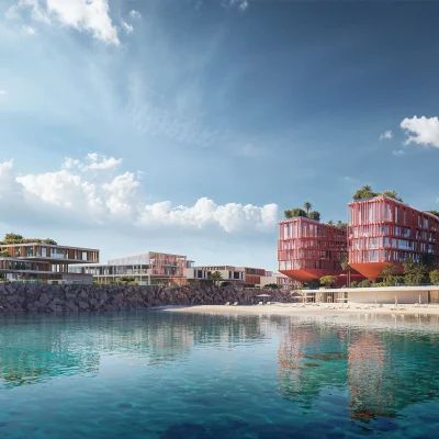فندق من فئة خمس نجوم على واجهة Mira Coral Bay البحرية من جهة الماء