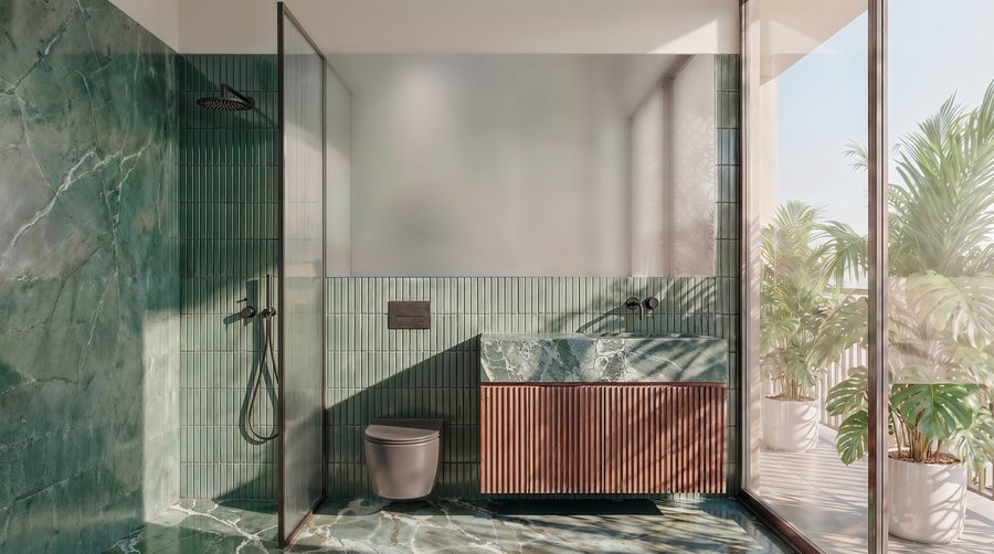 Bathroom finishes at Richmond Residences, Mira Coral Bay